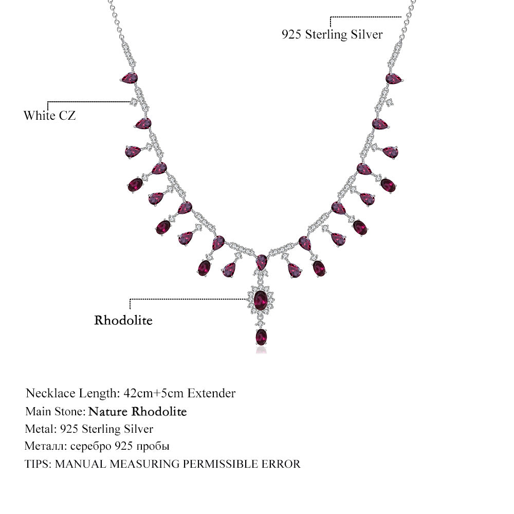 Natural Rhodolite Necklace