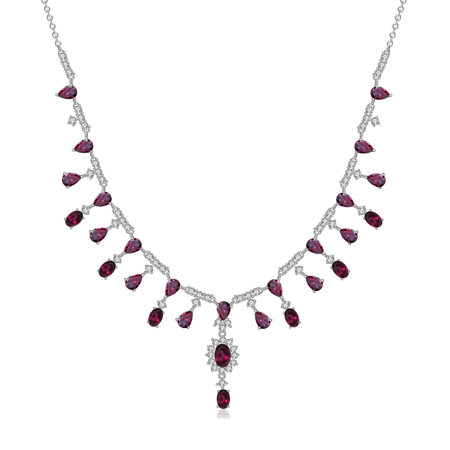 Natural Rhodolite Necklace