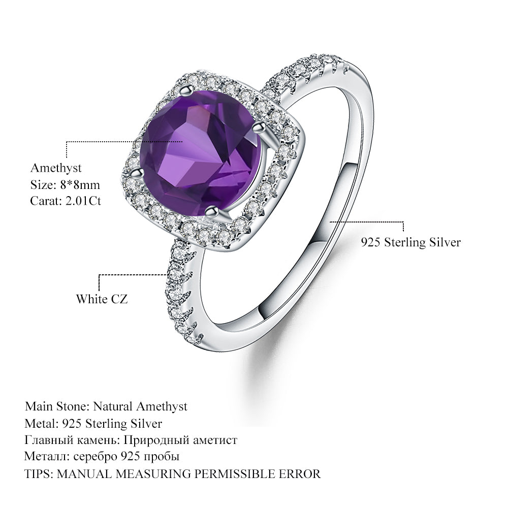 Natural Amethyst ring
