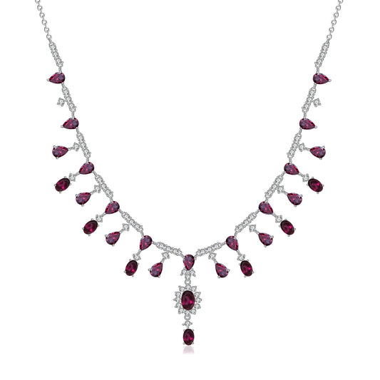 Natural Rhodolite Necklace